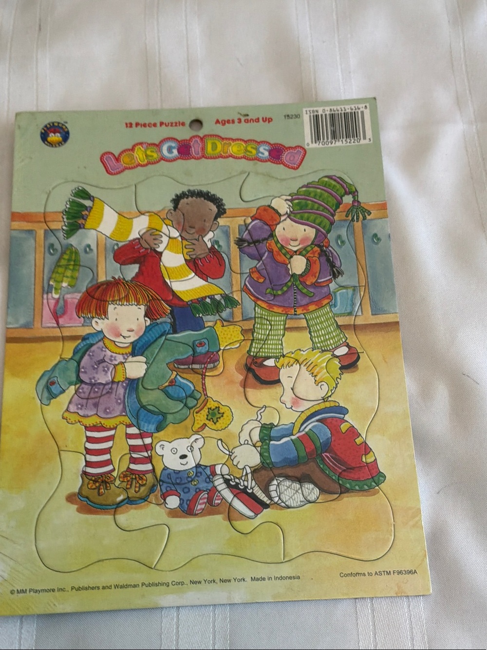 Let’s Get Dressed Kids Puzzle - Multicolor Toddler Playset